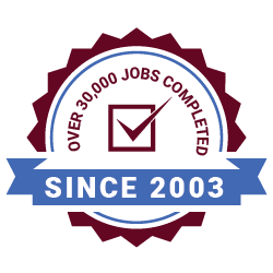 Over 30,000 Jobs completed since 2003